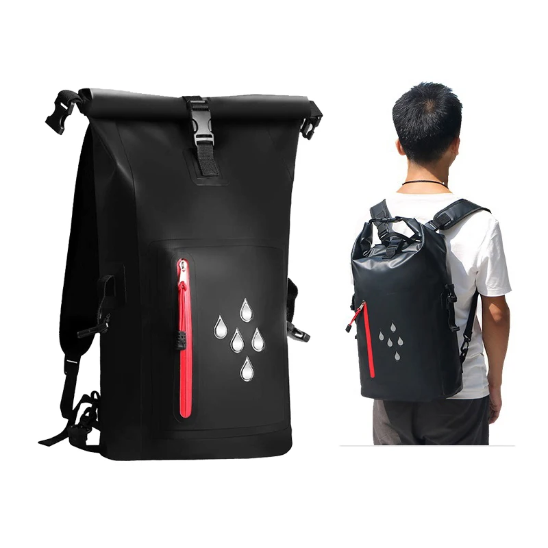 Customized LOGO dry bag waterproof backpack tarpaulin 500D pvc floating hiking backpack roll top lightweight waterproof dry bag
