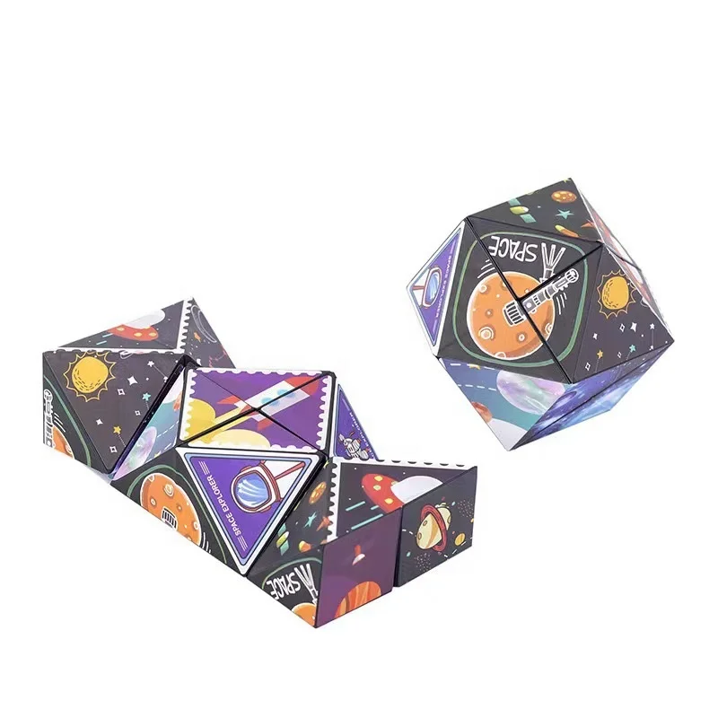 Yuwei Magic Cube 3D Fun Toys Infinity Flip Decompression Educational