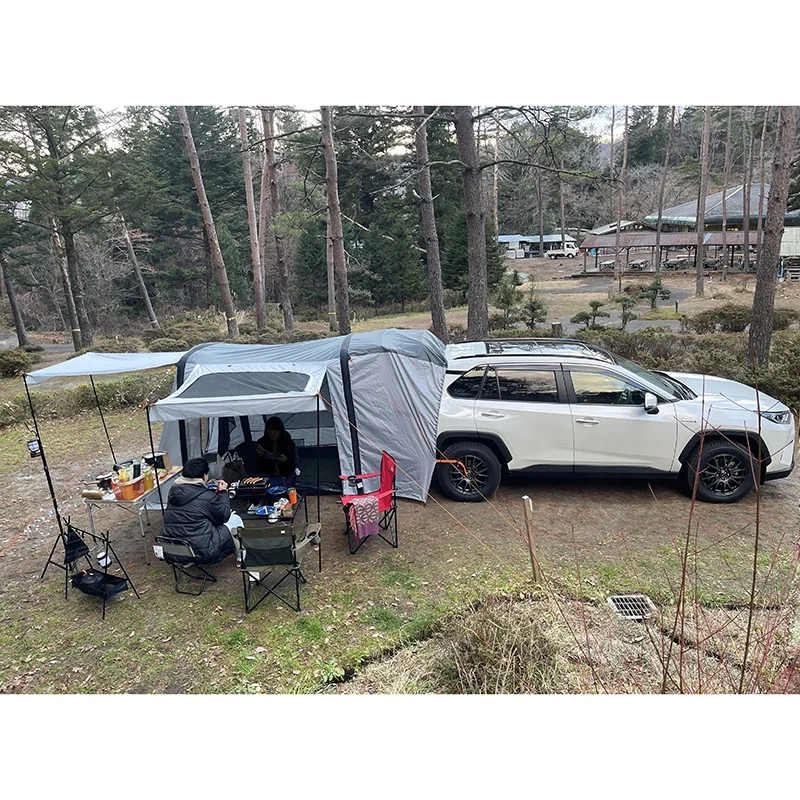 New Outdoor Camping Free Construction Travel Air Inflatable Car Rear Tent Can Be Customized Color Logo