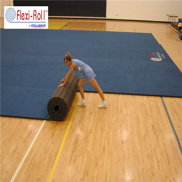 Dollamur & Flexi-Roll  High quality gymnastic Landing crash mat for uneven bar and balance beam practice landing mat