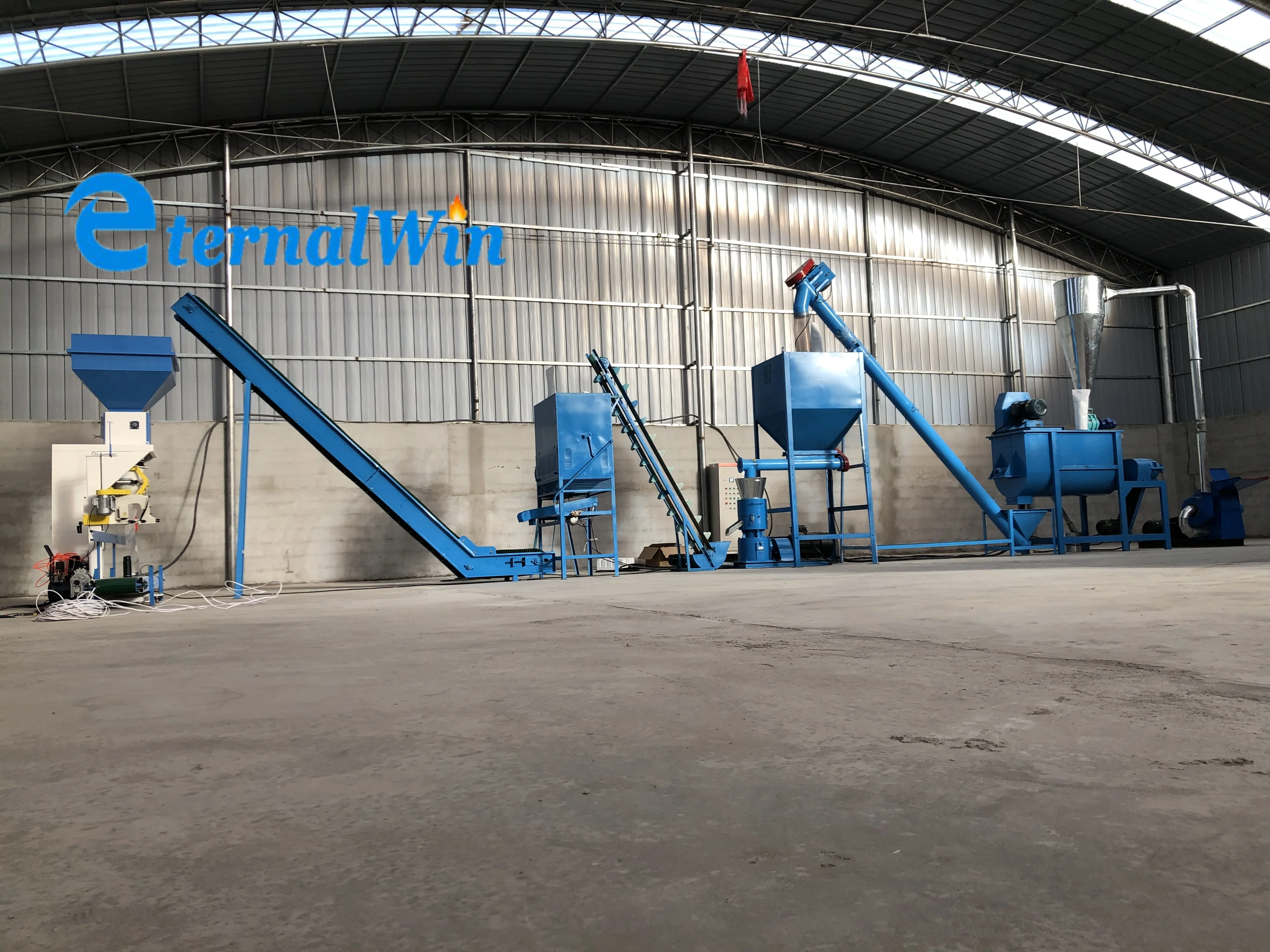 2024 poultry feed chicken pig pellet making machine/Animal Feed Pellet Production Line