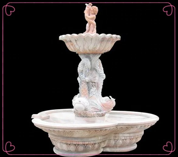 Cheap Sunny Marble Large Outdoor Water Fountains Water Marble Fountain with Marble Sculpture