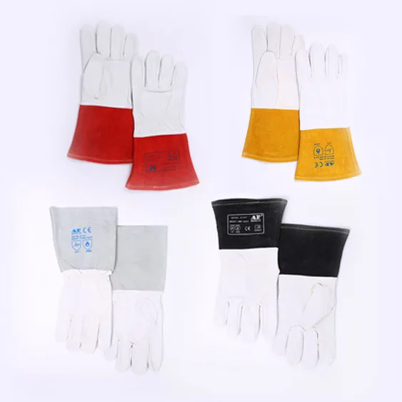 AP Premium Goatskin TIG Welding Work Gloves Top Grain Leather High Dexterity CE Certified