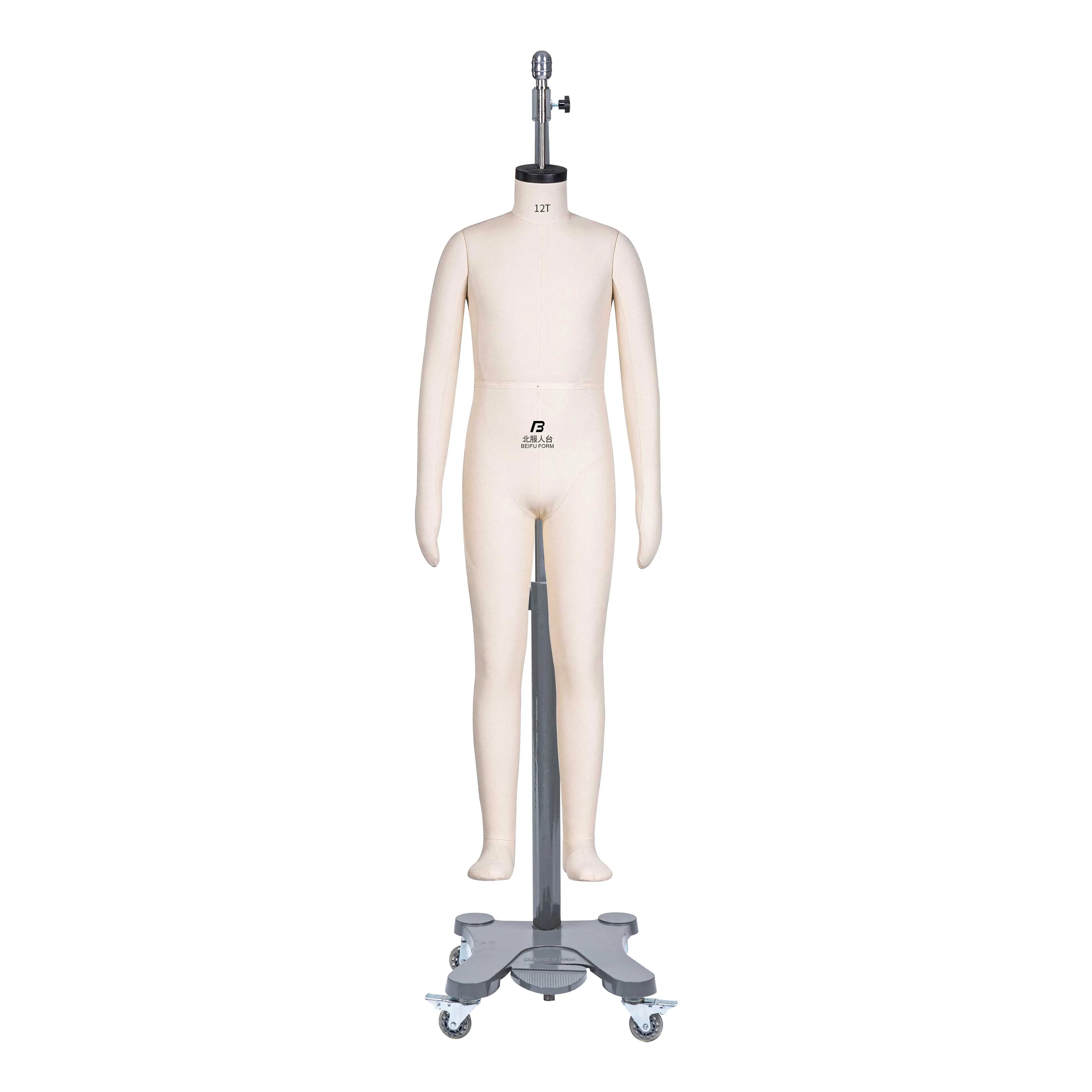 Beifuform boys mannequin standard EU size 12T kid dummy full body with hand and feet for tailor sewing mannequin