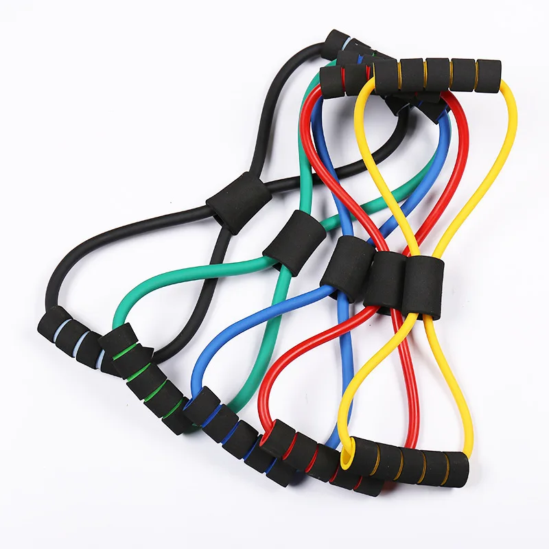 Fitness Band Latex Pulls Rope Fitness Elastic Rubber Sports Home Workout Training Chia 1 Pc/opp Bag 3 Pcs