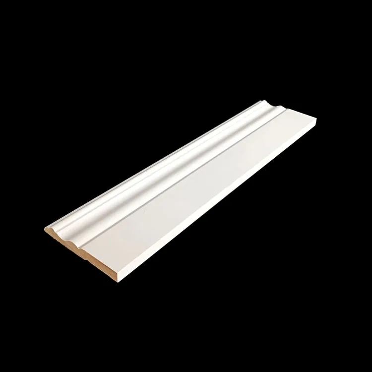 Interior wall Decorative Base White Primed mdf Board Moulding Trim Flexible Skirting Board Baseboard Moulding