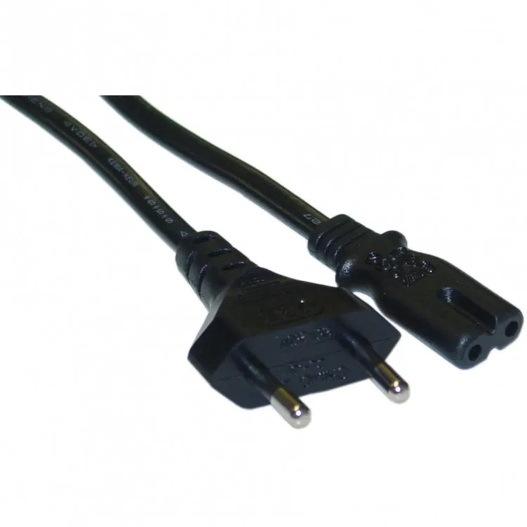 C7 рис. 8 2 pin шнур питания ЕС Европейский CEE 7/7 европейская вилка к IEC 60320 1