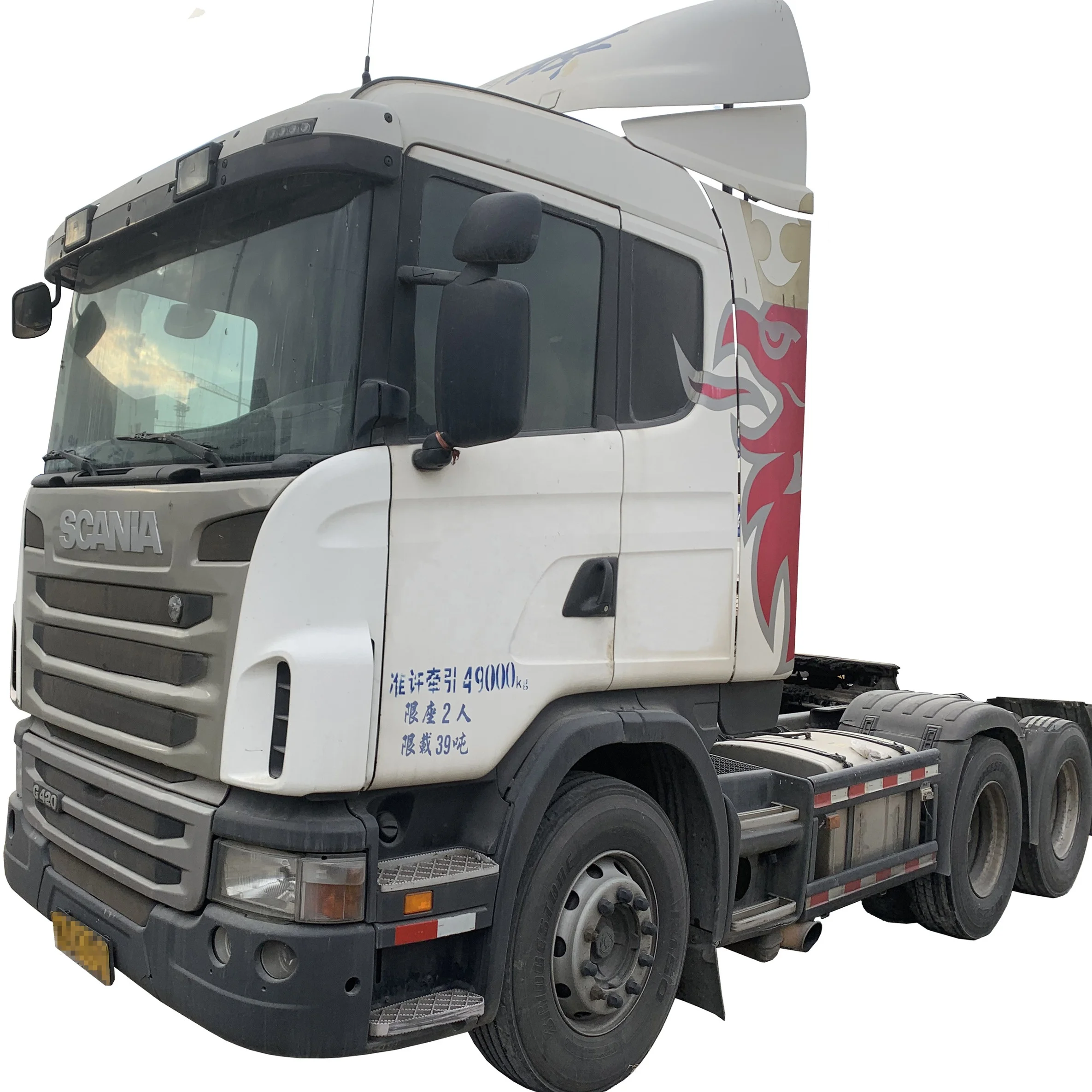  Горячая Распродажа Euro 3 б/у scania G420 тяжелые тягачи 10 грузовые шины 6x2R прицепы