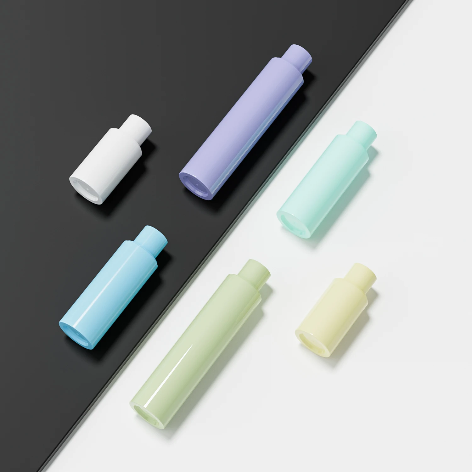 Replaceable ustainable eco-friendly durable Twist Up skin care lotion cosmetic Airless Bottle with Replaceable Inner Tube