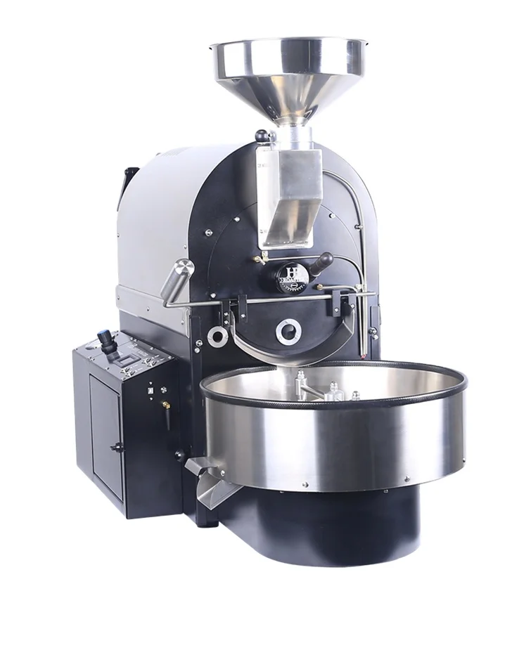 Custom New Artisan Home Coffee Roaster Machine 1kg 2kg 500g Commercial Coffee Bean Roasting Machine Gas Drum Roller Baking Tool