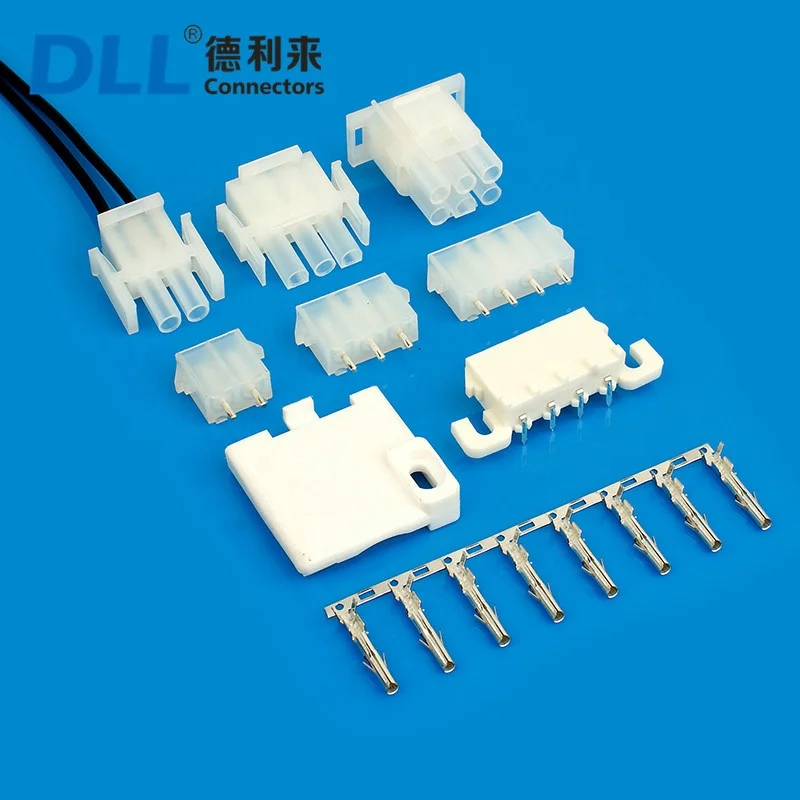 MOLEX 6.3MM Pitch 1084-4020 1084-4030 1084-4040 1084-4060 3 pin cable connector