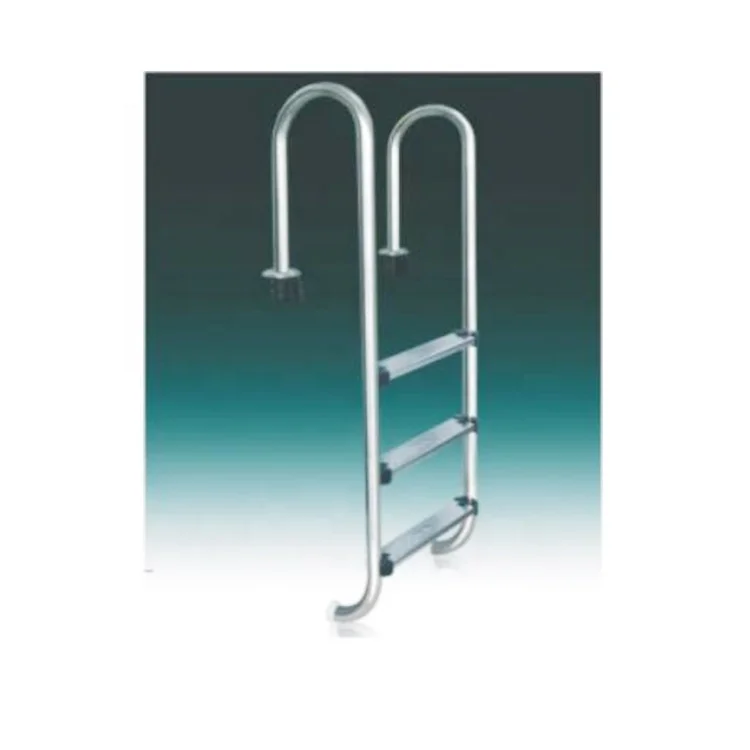 Swimming Pool Ladders Pool Rails Pool Handrail Stainless Steel Silver Carton Box CE Concrete Pool or Spa Pool 3 Steps SF/SL/MU