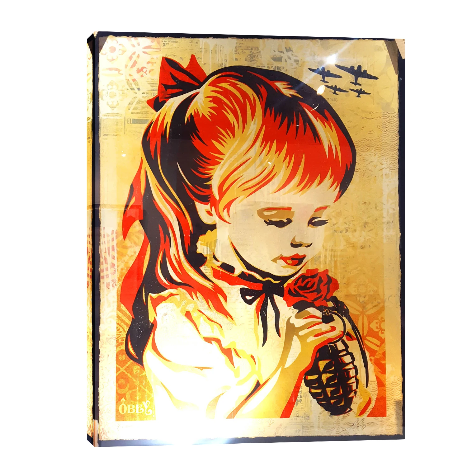 War by Numbers Giant Shepard Fairey Obey Decorations Home Room Hip Hop Poster Pictures Tableau Graffiti Canvas Paintings Prints