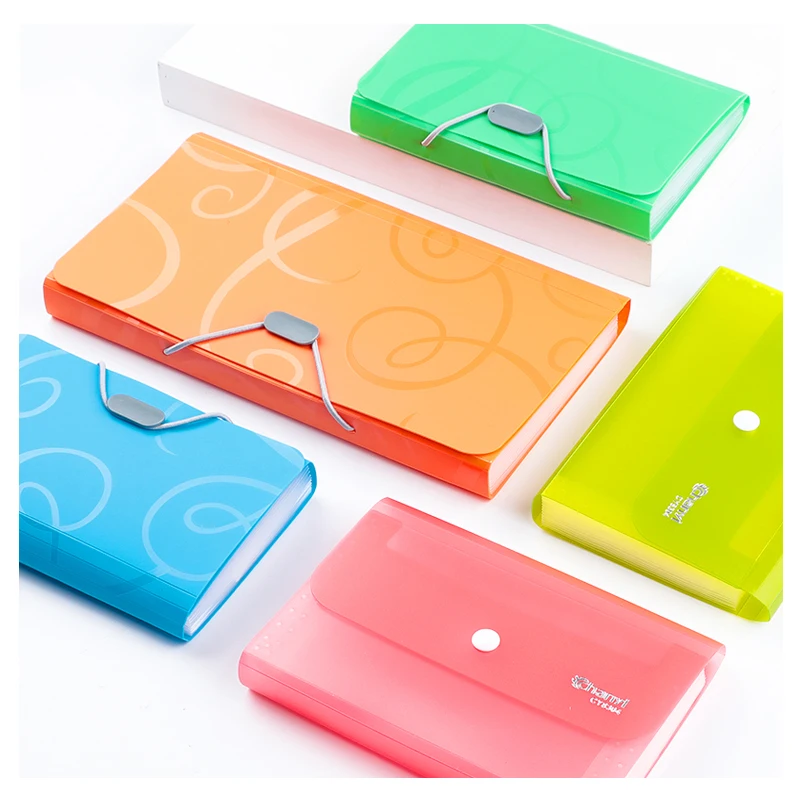 
Customized printing office school supplies a4 file desk office organizer document a4 size file folder expanding 