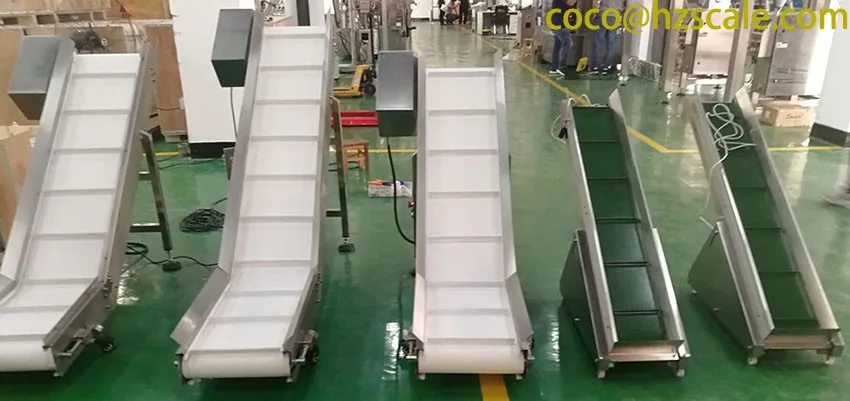  Высокоскоростной конвейер с угловой лентой для упаковки готового