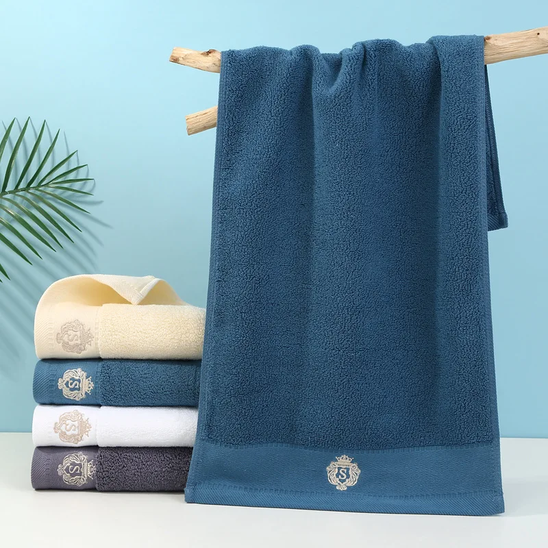 Luxury Embroidery 100% Cotton Hotel Towels Face Hand Bath Hotel Towel Set