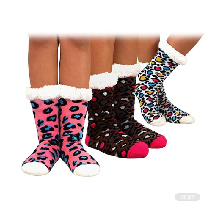 KAITE-2-H0048 floor fur slipper socks with fur