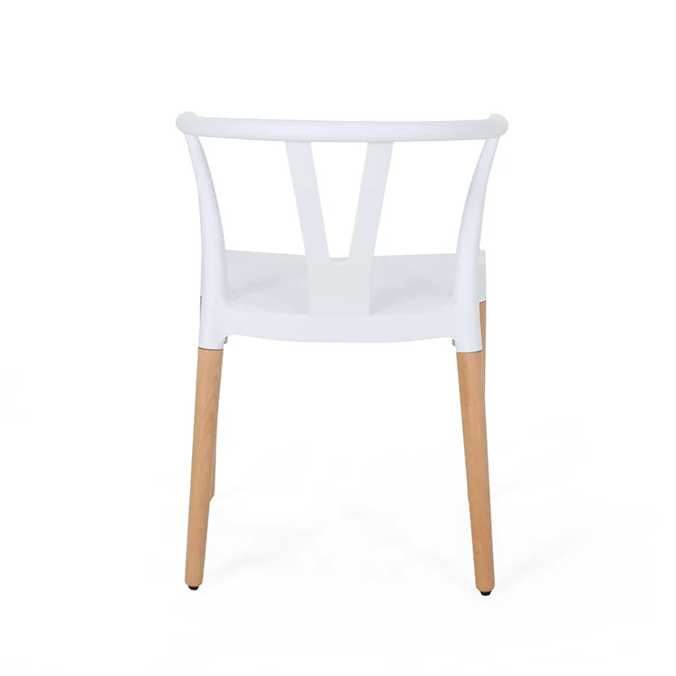 Free Shiping within the U.S. White Modern Wood Legs Dining Room Chair