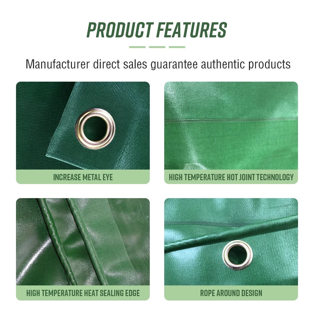 
Sun Shade Pvc Polyester Tear Resistant Rain Prevent Tent Laminated 0.43Mm 650gsm Waterproof Tarpaulin 