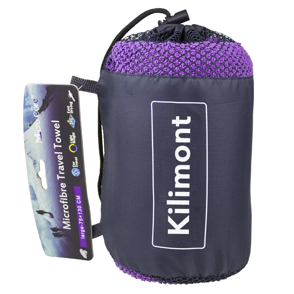 Килимон микрофибра впитывающие быстросохнущие полотенца для спорта Путешествия 60*120 см