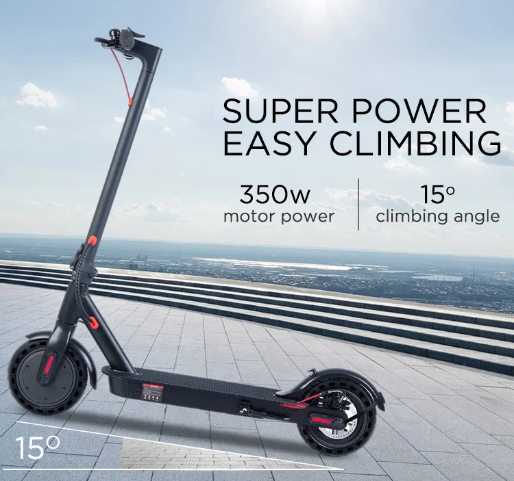 kepow lightweight foldable portable 350w 36v 7.5ah lithium battery scooter E9pro aluminum alloy adult electric scooter
