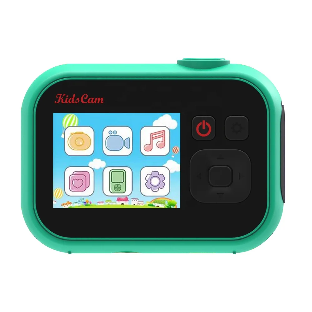Free sample newest 4X digital Zoom 2 inch Lcd color screen rechargeable big eye video action camera for kids