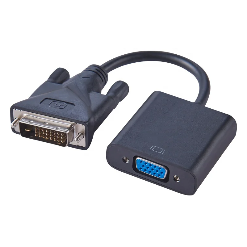 Hot selling male to Female, 1080p, 60Hz, 0.25M, Wholesale manufacturers, OEM OBM DVI to VGA Cable adapter
