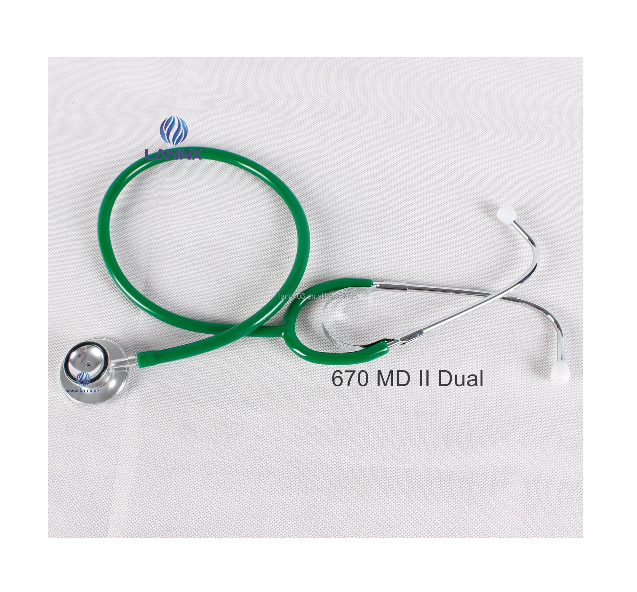 LANNX 670 MD II двойной медицинский стетоскоп с аксессуарами головкой ручной профессиональный кардиологический