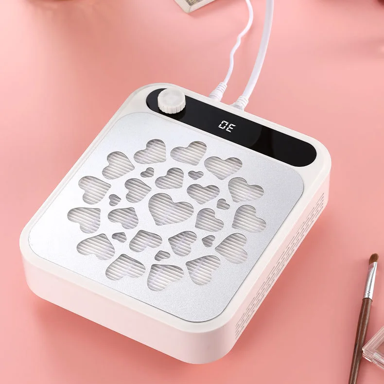 Beauty Salon Low Noise High Suction Dust Cleaner Nail Desk Dust Collector Manicure Nail Dust Extractor