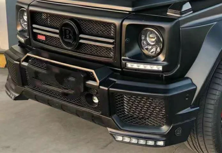 Black Upgrade Kit  pp Material  Car Bumpers Fit For Mercedes Gclass W463 Gclass G500 G350d G550 1990-2018