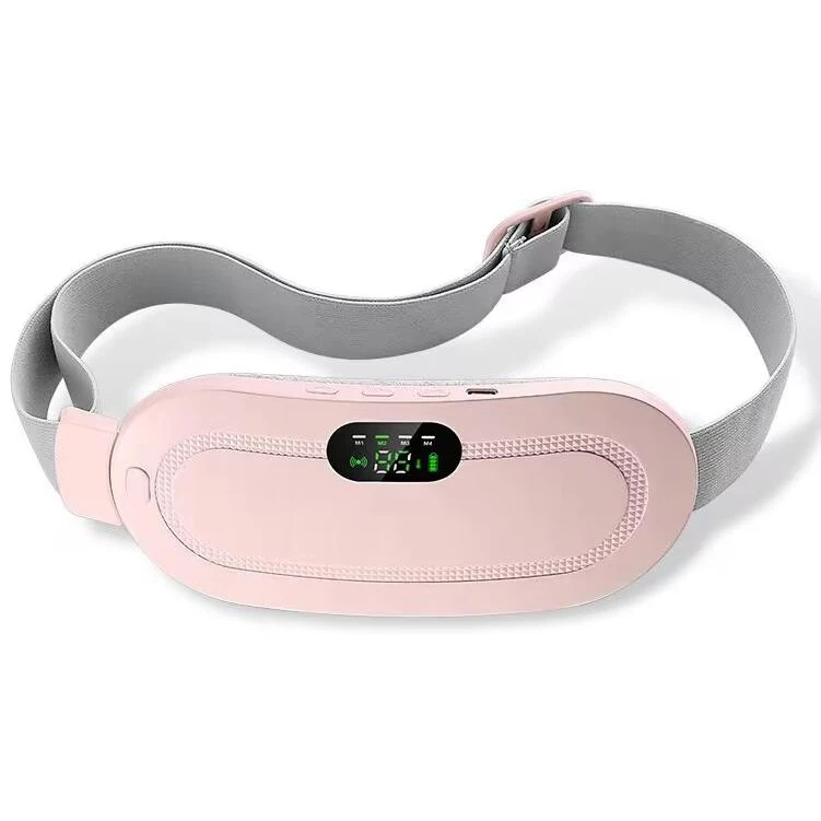 Beslife  Menstrual Heating Belt Hot Compress Warm Palace Vibrating Heating Pad Menstrual Lumbar Massage Belt Slimming Vibrating