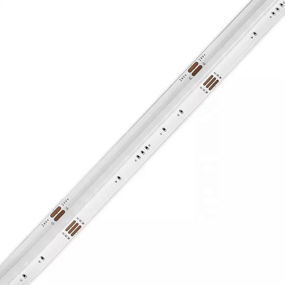 High Density DC24V 12mm Ra>90 784leds/m 19W/M RGBW Flexible COB LED Strip/Smart Strip Lights