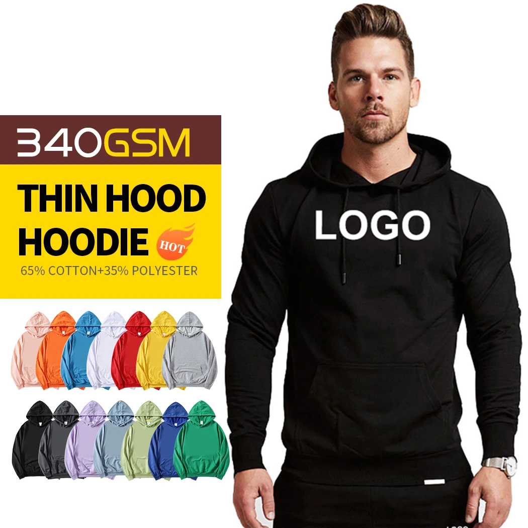 Plus size oem custom pullover french terry 100 cotton hoodie winter heavyweight men oversized hoodies