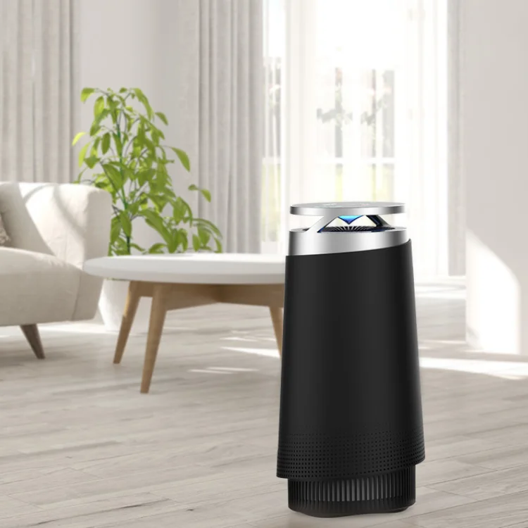 Best CADR 800 China supplier Ionization Generator Home Big Large room hepa air purifier with wheel