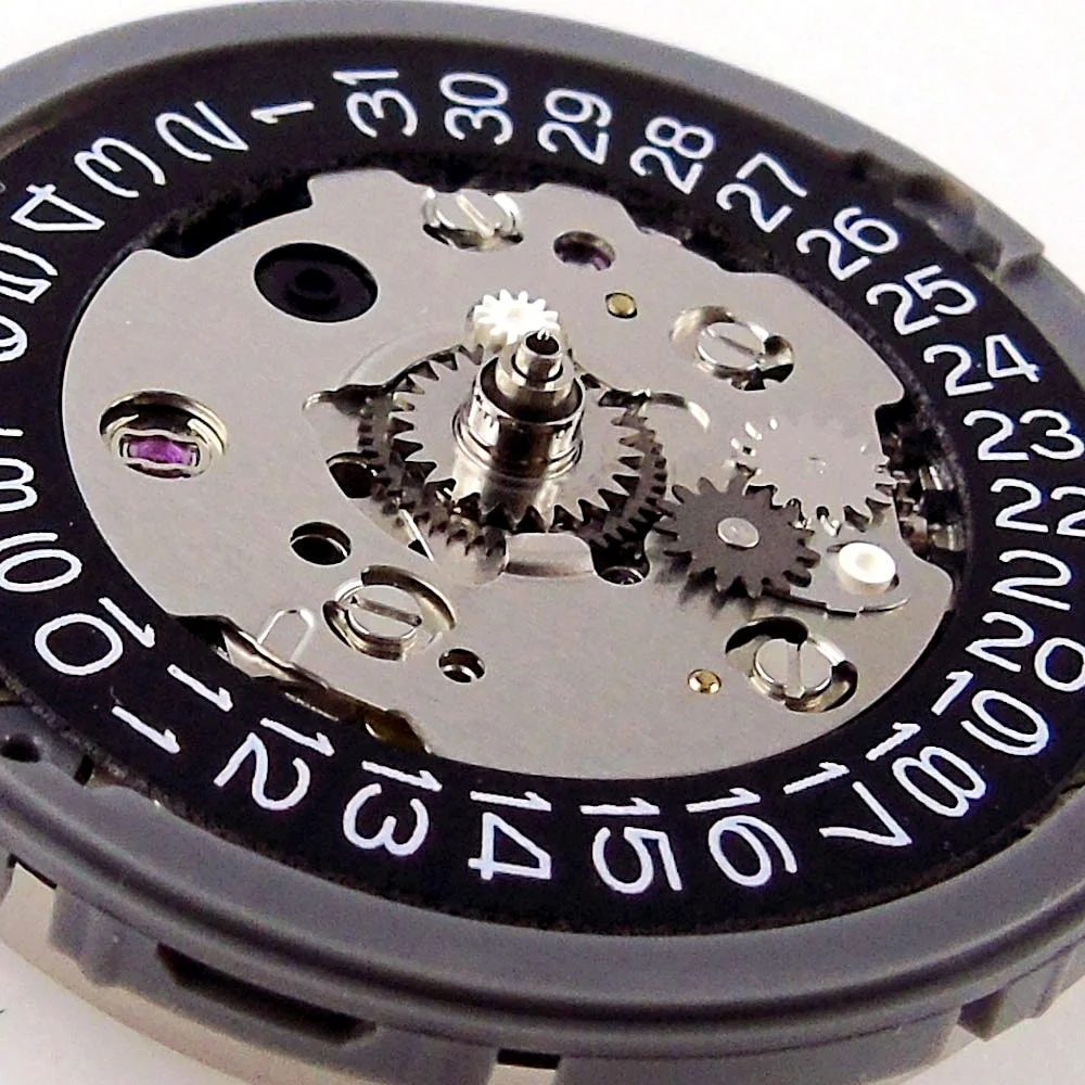 24 Драгоценности Черный Дата Япония NH34A GMT часовой механизм совместимый с 4R34 запасные части для часов мод