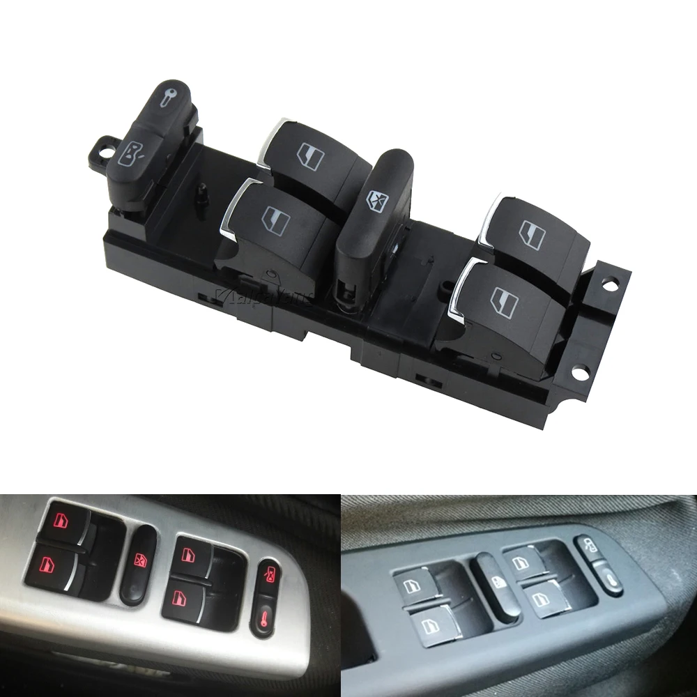 Кнопка переключателя оконного управления OEM для 99-04 Golf 4 J etta MK4 BORA BEETLE Passat B5 B5.5 1J4 959 857 D