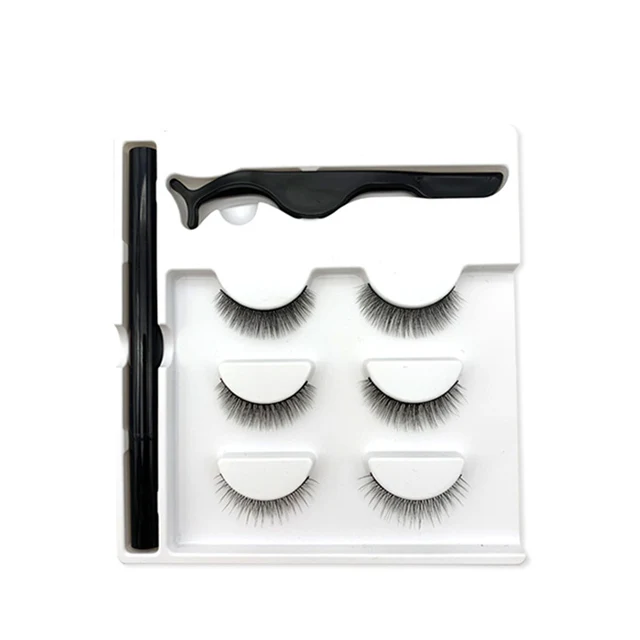 Оптовая продажа по заводской цене, набор самоклеящейся подводки для глаз, волшебный многофункциональный набор клейкой подводки для глаз, накладные ресницы, горячая Распродажа