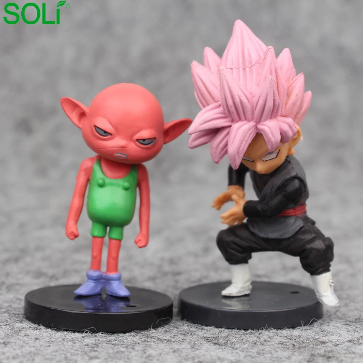 7.5cm Mini figurine set toy cartoon Saiyan goku super saiyan dragon anime