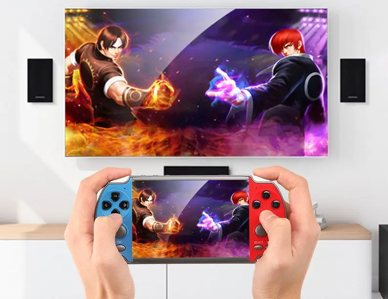 4.3 Inch HD Large Screen 8G Classic Game Retro Mini X7 Video Game Console