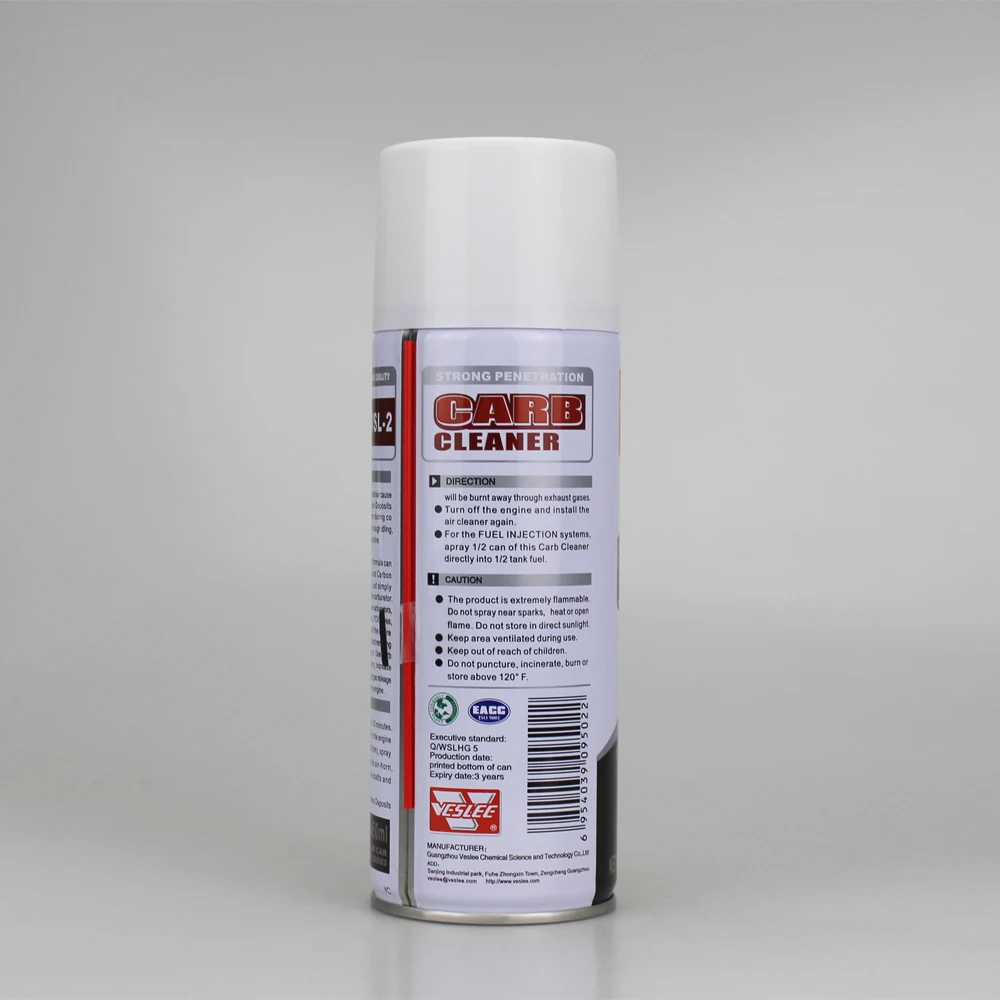 High Temperature Tar Carbon Deposition Long Lasting Carb Cleaner Spray