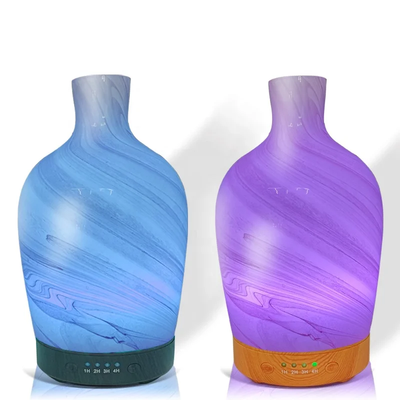 new product ideas 2022 technology plug in fragrance diffuser essential oil  3D glass diffuser magic diamond mist humidifiers