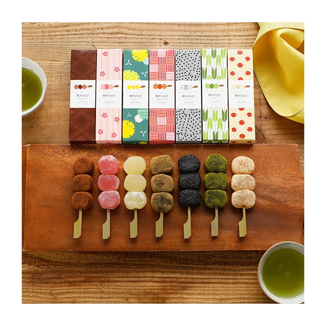 Box Packaging Colorful Sweets Soft Teatime Sticky Rice Cake Supplies