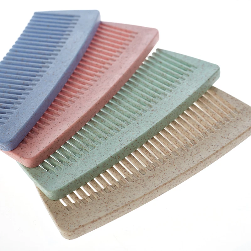 NEW hotel disposable long comb fold high quality hotel wheat straw hair comb