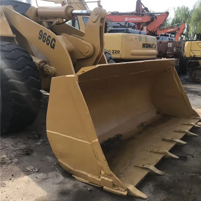 Подержанный фронтальный погрузчик cat 966G с хорошим рабочим состоянием