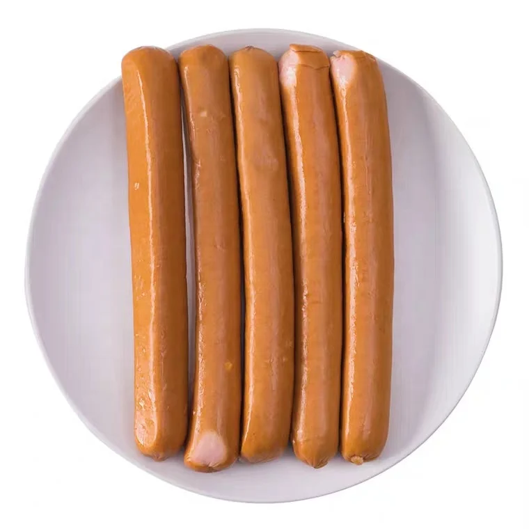 Edible collagen sausage casings smoked cooked BBQ casing factory price steamed hotdog