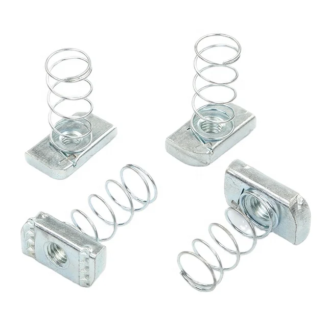 High quality competitive price channel spring nut for Iron profile,  T slot nut