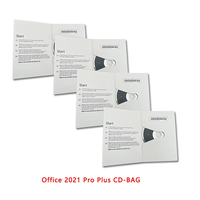 Office 2021 Professional Plus /Office 2021 Pro Plus CD-Bag Can Reinstall English/French Language Latest Version
