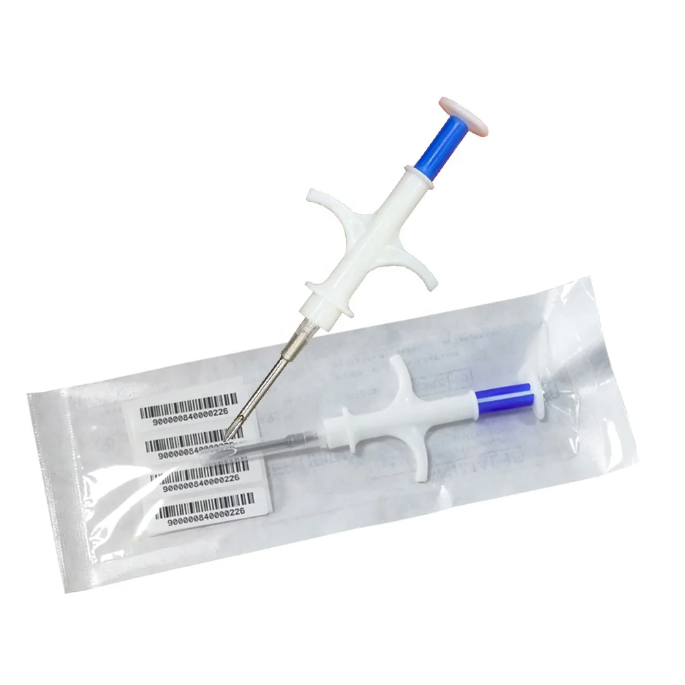 One-time Used ICAR RFID Animal Tracking FDX B Chip For Cattle