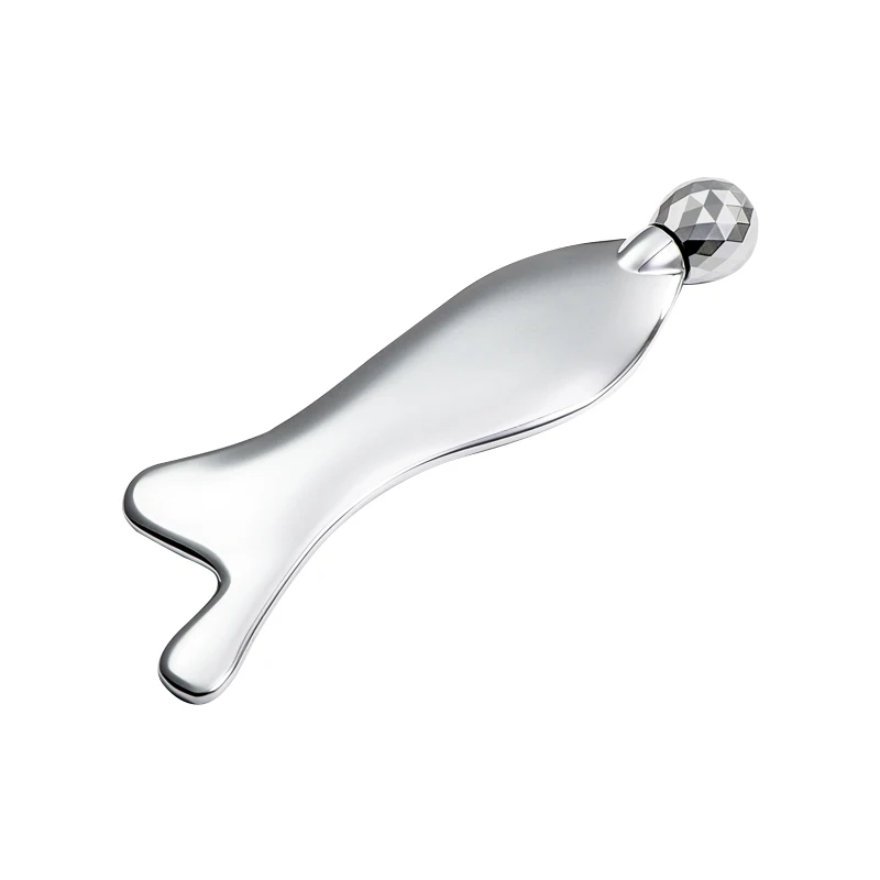 Skin Care Beauty Tool Facial Spa Massager Meridian Acupoint Massage Zinc Alloy Metal Gua Sha Scraping Board