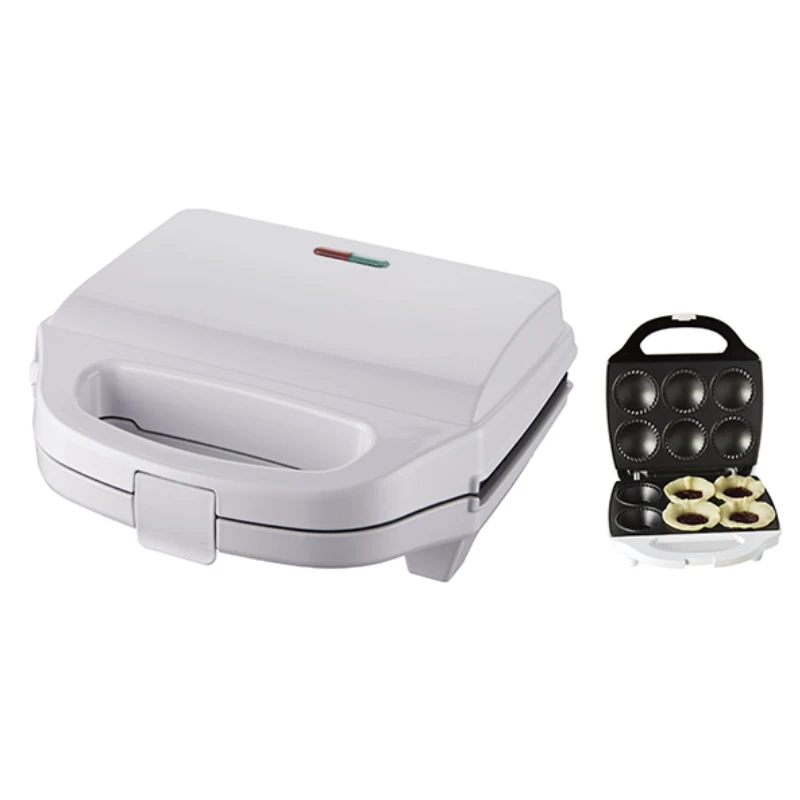 Factory Price Mini Pie Food Waffle Maker Dual Non-Stick Plates Electric Mini Pie Maker